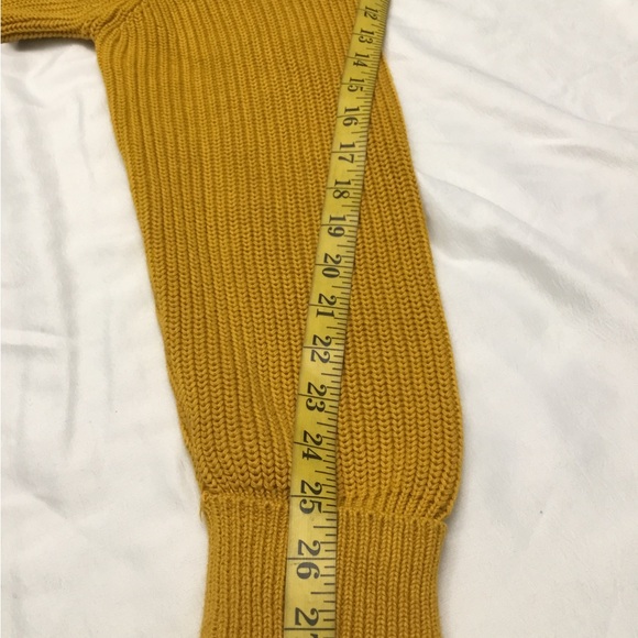 French Connection Mustard Crew Neck Sweater - Picture 14 of 15